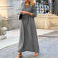 Giselle - Bequemes, locker sitzendes Maxikleid