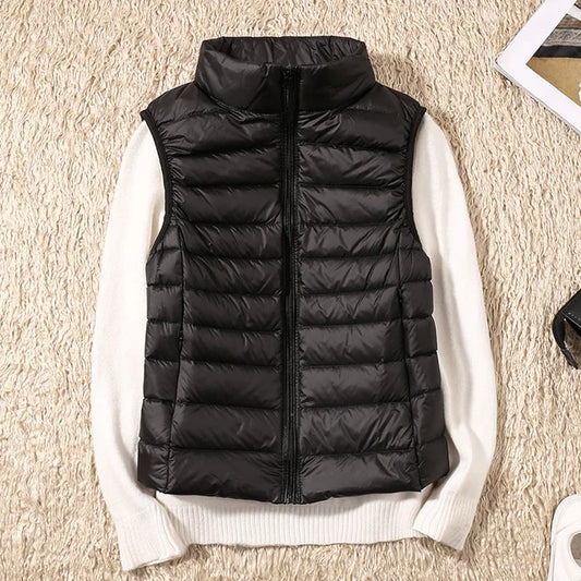Alexis - Ärmelloser ultraleichter Bodywarmer mit Daunen