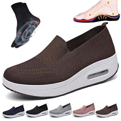 🔥Last Day 60% OFF - Slip-on light air cushion orthopedic Sneakers - fits