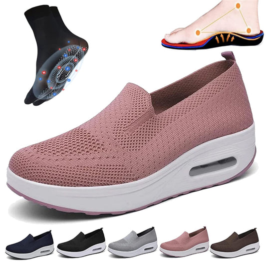 🔥Last Day 60% OFF - Slip-on light air cushion orthopedic Sneakers - fits