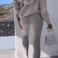 CosySet - Strickjacke mit Kapuze Sweatshirt