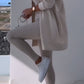CosySet - Strickjacke mit Kapuze Sweatshirt