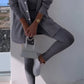 CosySet - Strickjacke mit Kapuze Sweatshirt