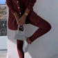 CosySet - Strickjacke mit Kapuze Sweatshirt