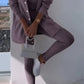 CosySet - Strickjacke mit Kapuze Sweatshirt