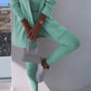 CosySet - Strickjacke mit Kapuze Sweatshirt