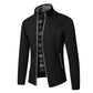 Tom Polo - Stylischer Zipper-Strickpullover für Herren (italienisches Design)