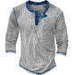 Arian - Vintage Herren T-Shirt  Waffelstrick Struktur