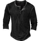 Arian - Vintage Herren T-Shirt  Waffelstrick Struktur