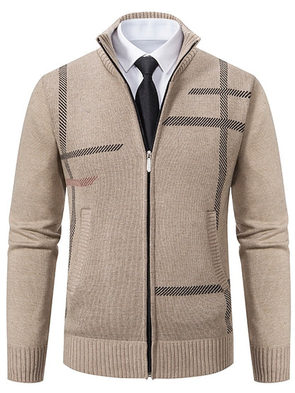 Tom Polo - Stylischer Zipper-Pullover für Herren (italienisches Design)