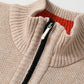 Tom Polo - stylischer zipper-strickpullover für herren (italienisches design)