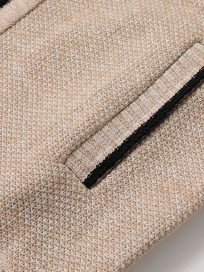 Tom Polo - stylischer zipper-strickpullover für herren (italienisches design)