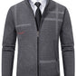 Tom Polo - Stylischer Zipper-Pullover für Herren (italienisches Design)