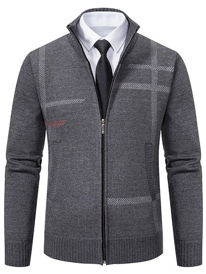 Tom Polo - Stylischer Zipper-Pullover für Herren (italienisches Design)